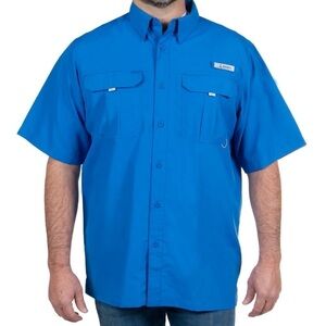 HABIT Men’s Fourche Mountain Short Sleeve River Guide Fishing Shirt Size Medium